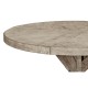 Rustic Grey Circular Dining Table 48