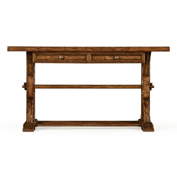 Country Walnut Serving Table