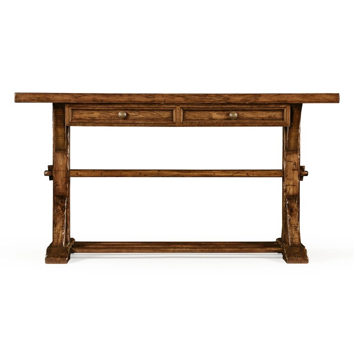 Country Walnut Serving Table
