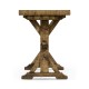 Casual Narrow Medium Driftwood Topped Bench