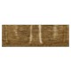 Casual Narrow Medium Driftwood Topped Bench