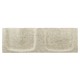 Casual Narrow Whitewash Driftwood Topped Bench
