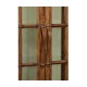 Plank Country Walnut Fully Glazed Bookcase with Strap Handles