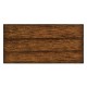 Plank Country Walnut Credenza with Strap Handles