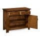 Plank Country Walnut Credenza with Strap Handles