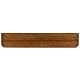 Country Walnut Parquet Welsh Bookcase with Strap Handles