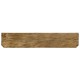 Medium Driftwood Parquet Welsh Bookcase with Strap Handles