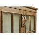 Medium Driftwood Parquet Welsh Bookcase with Strap Handles