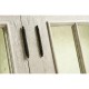 Whitewash Driftwood Parquet Welsh Bookcase with Strap Handles