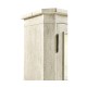 Whitewash Driftwood Parquet Welsh Bookcase with Strap Handles