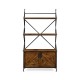 Country Walnut Baker's Rack Étagère