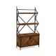 Country Walnut Baker's Rack Étagère