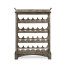 Four-Tier Wine Shelf in Antique Dark Grey