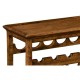 Four-Tier Wine Shelf in Country Walnut