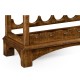 Four-Tier Wine Shelf in Country Walnut