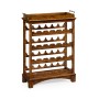 Four-Tier Wine Shelf in Country Walnut