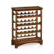 Four-Tier Wine Shelf in Country Walnut