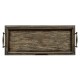 Dark Driftwood Four-Tier Wine Shelf