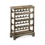 Dark Driftwood Four-Tier Wine Shelf