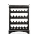 Four-Tier Wine Shelf in Dark Ale