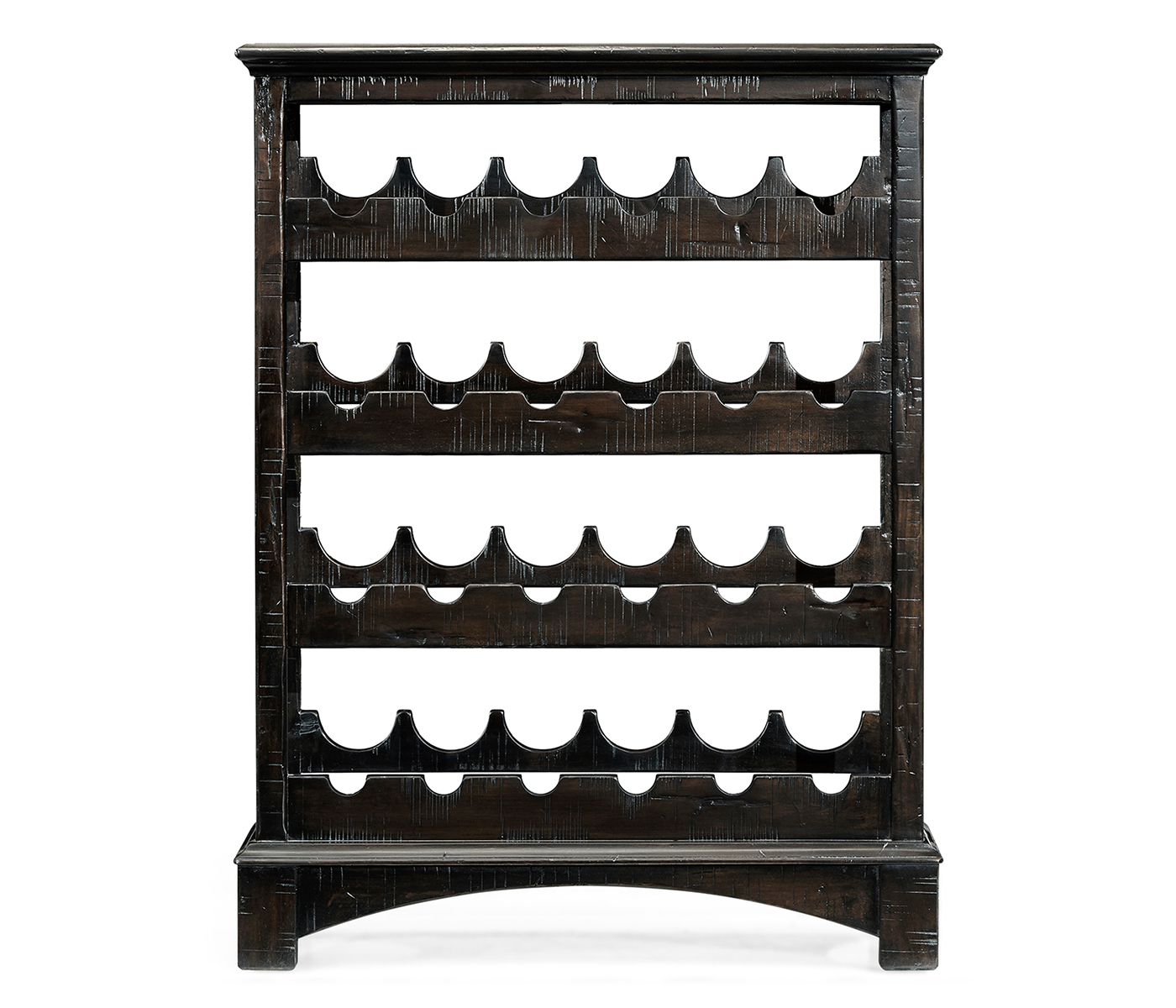 Four-Tier Wine Shelf in Dark Ale