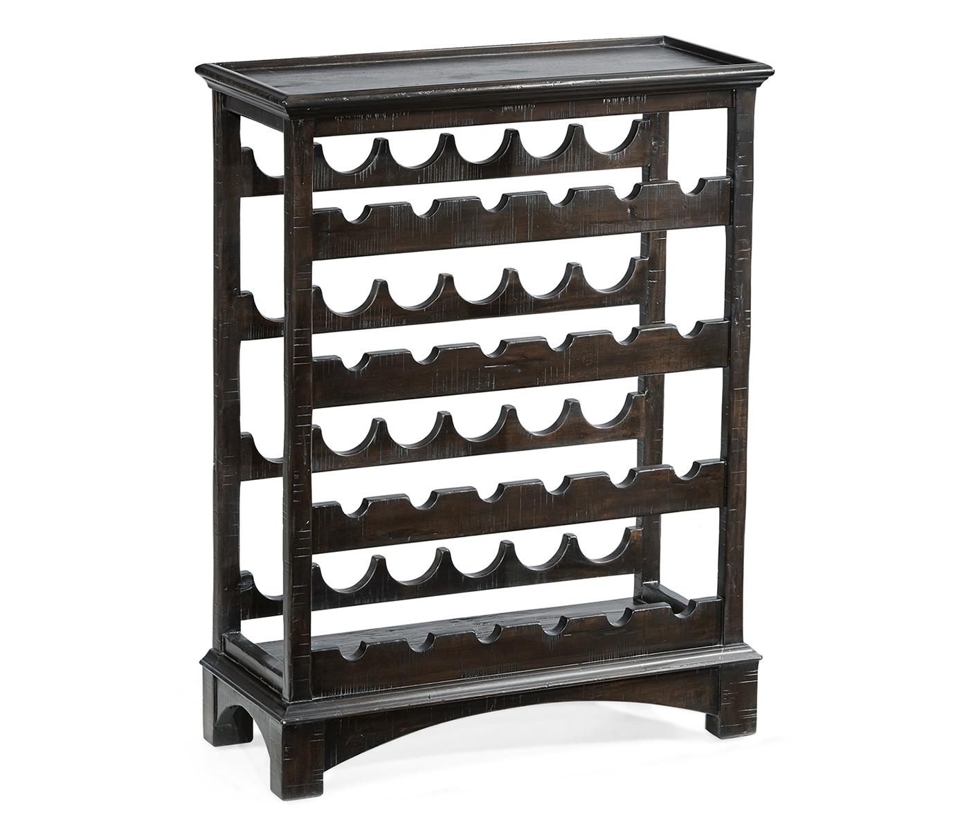 Four-Tier Wine Shelf in Dark Ale