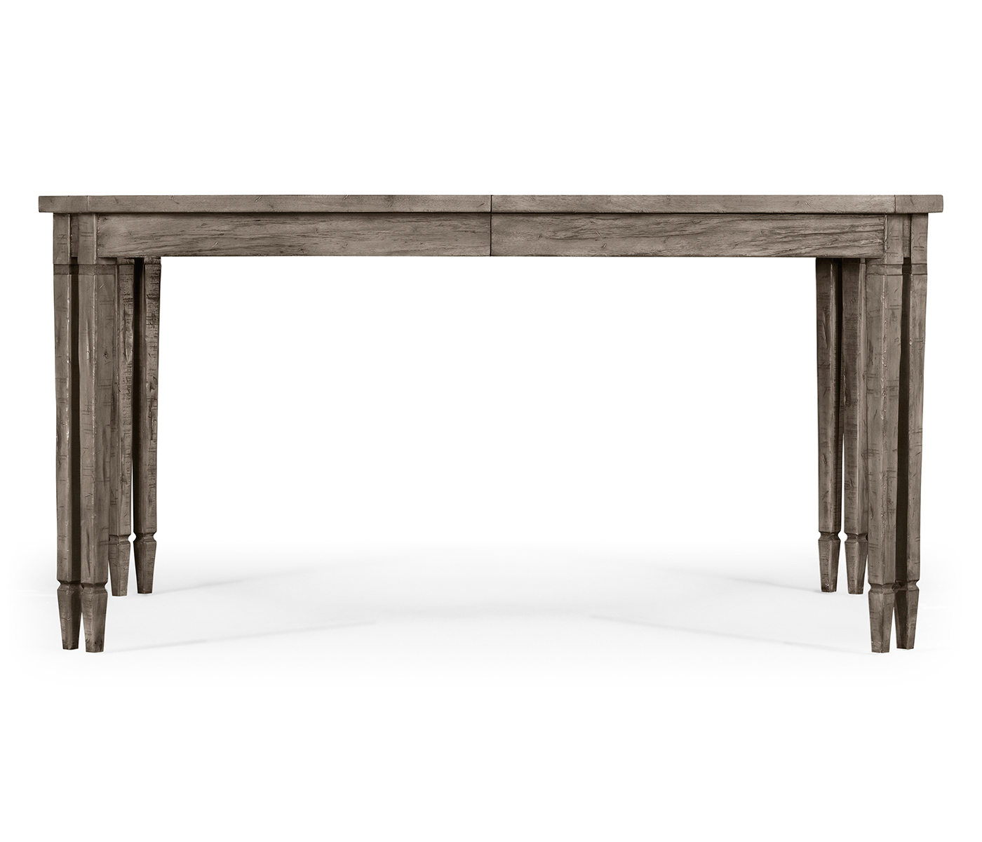 Casual Rectangular Dining Table in Antique Dark Grey