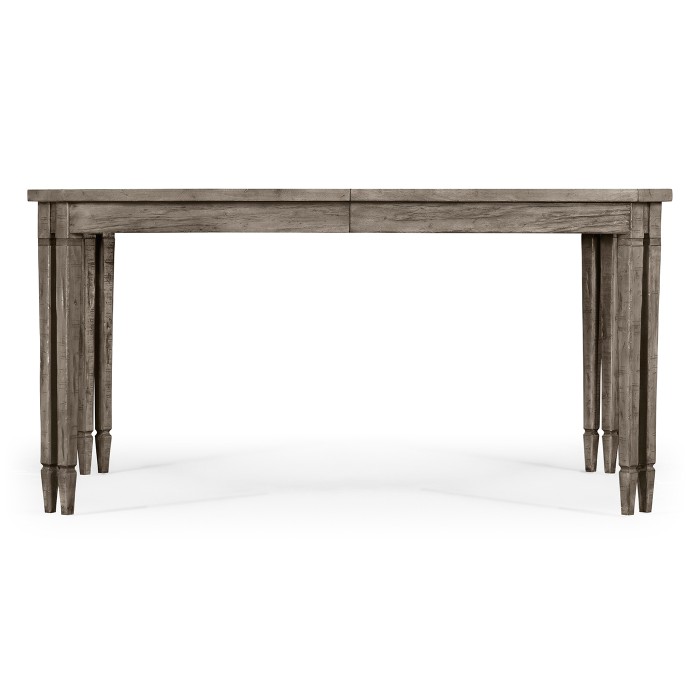 Casual Rectangular Dining Table in Antique Dark Grey 60