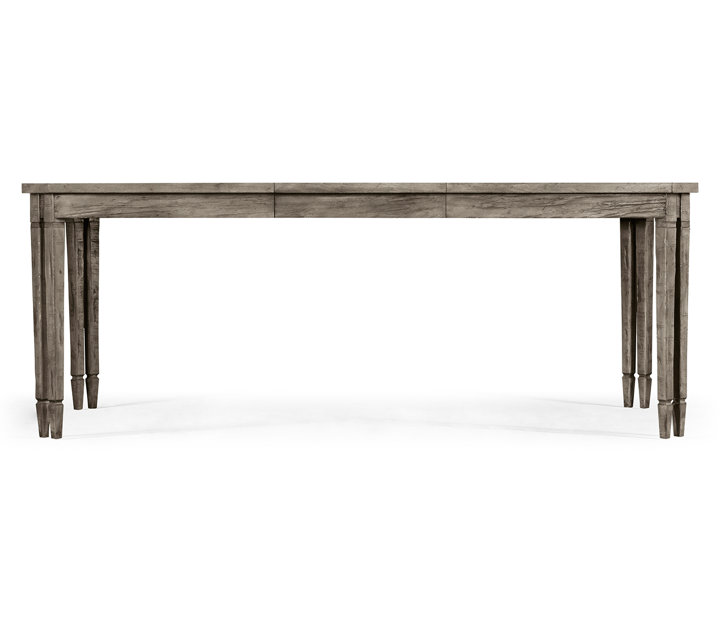 Casual Rectangular Dining Table in Antique Dark Grey