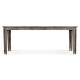 Casual Rectangular Dining Table in Antique Dark Grey 60