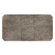 Casual Rectangular Dining Table in Antique Dark Grey 60