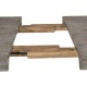 Casual Rectangular Dining Table in Antique Dark Grey 60