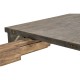 Casual Rectangular Dining Table in Antique Dark Grey 60