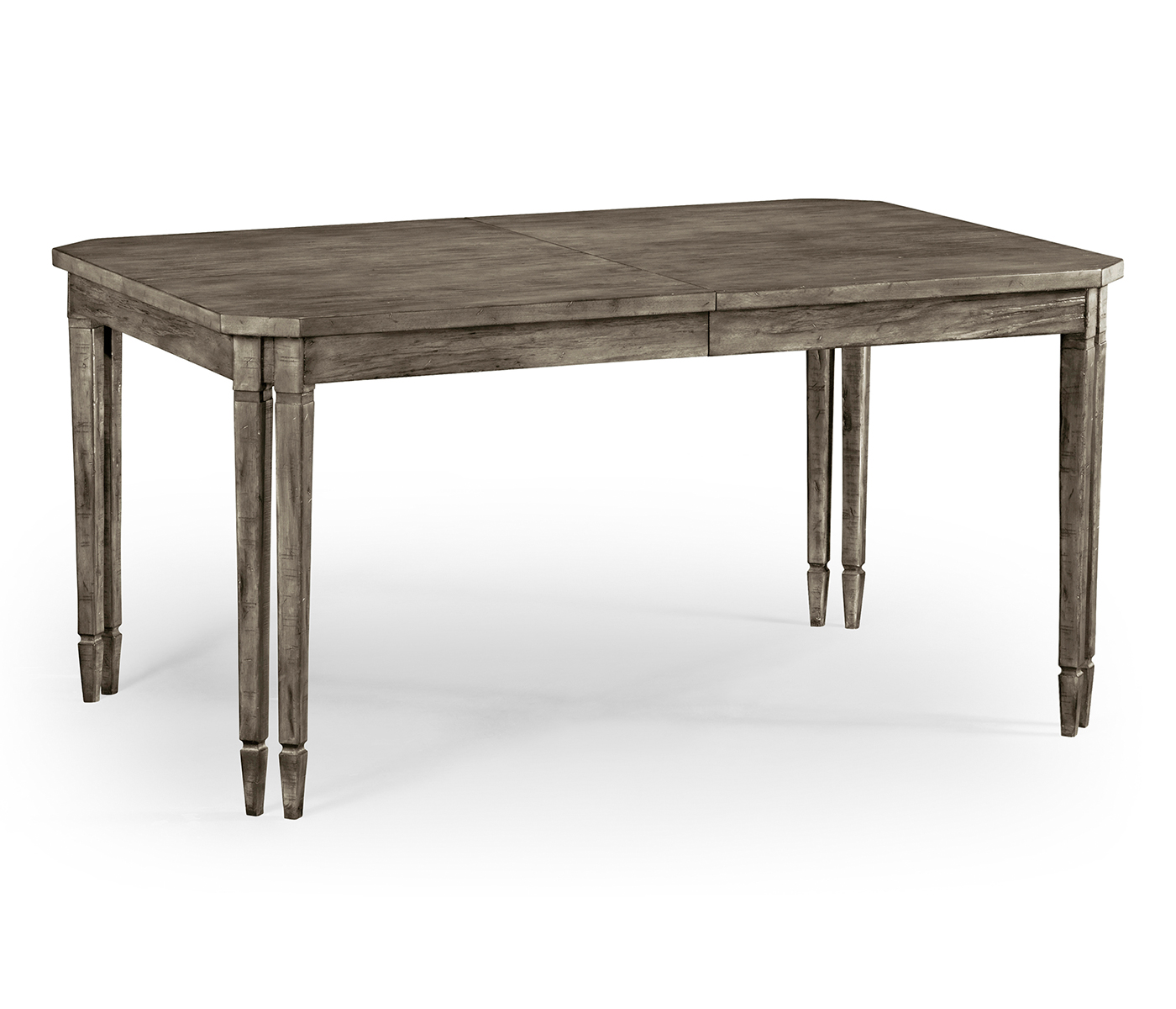 Casual Rectangular Dining Table in Antique Dark Grey