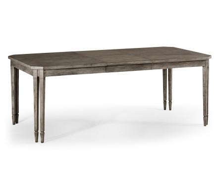 Casual Rectangular Dining Table in Antique Dark Grey