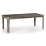Casual Rectangular Dining Table in Antique Dark Grey