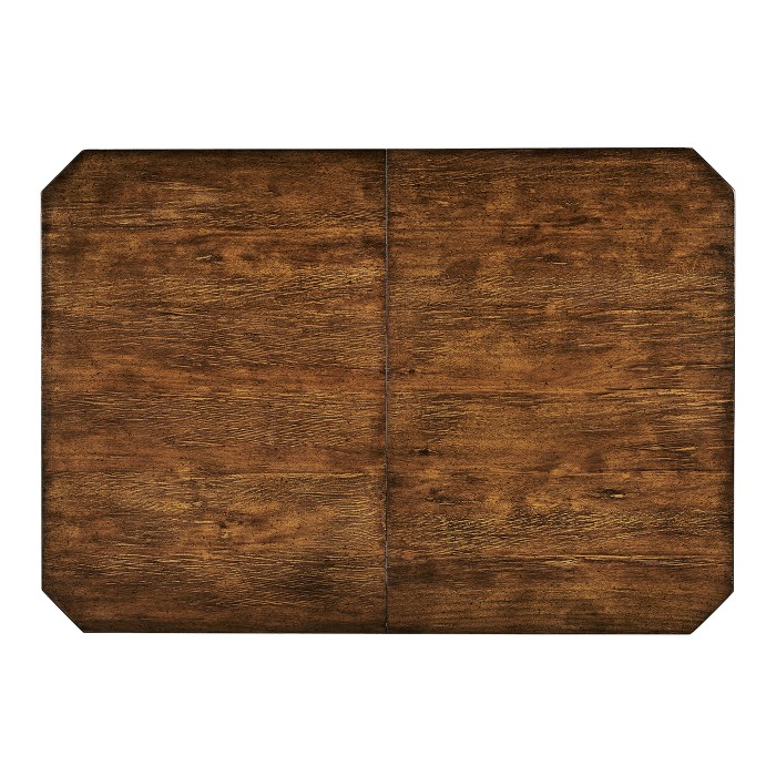 Casual Rectangular Dining Table in Country Walnut 60