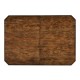 Casual Rectangular Dining Table in Country Walnut 60