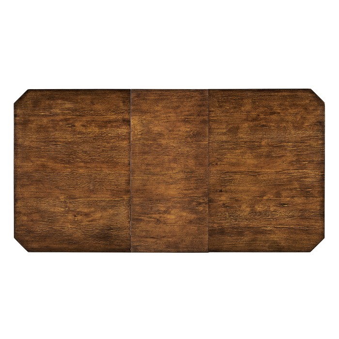 Casual Rectangular Dining Table in Country Walnut 60