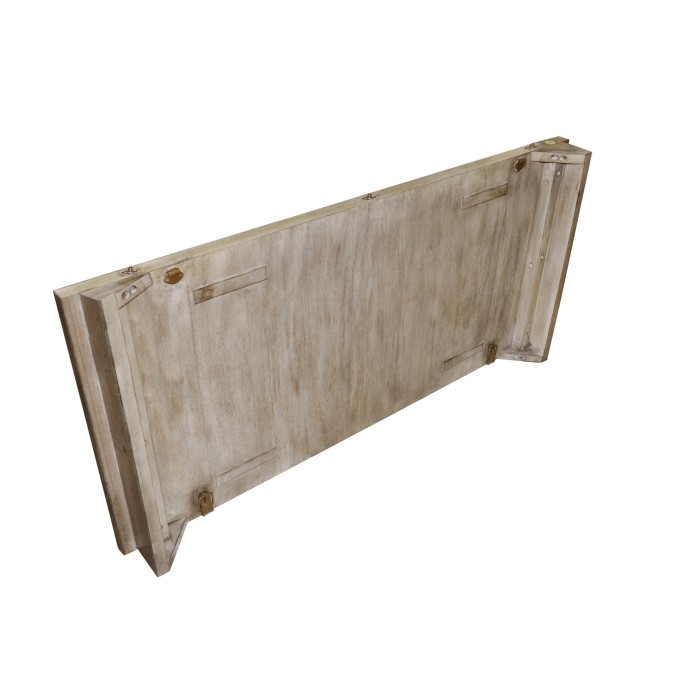 Casual Rectangular Dining Table in Rustic Grey 60