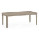 Casual Rectangular Dining Table in Rustic Grey 60