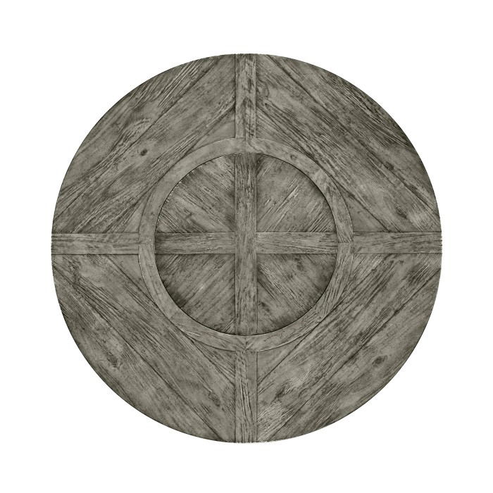 Circular Dining Table in Antique Dark Grey 60