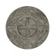 Circular Dining Table in Antique Dark Grey 60
