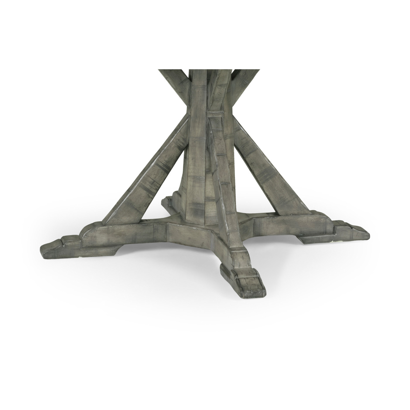 Circular Dining Table in Antique Dark Grey 60