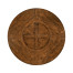 Country Walnut Round Dining Table with Inbuilt Lazy Susan 60