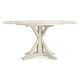 Whitewash Driftwood Round Dining Table with Inbuilt Lazy Susan 60