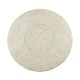 Whitewash Driftwood Round Dining Table with Inbuilt Lazy Susan 60