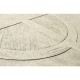 Whitewash Driftwood Round Dining Table with Inbuilt Lazy Susan 60