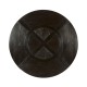 Dark Ale Round Dining Table with Inbuilt Lazy Susan 60
