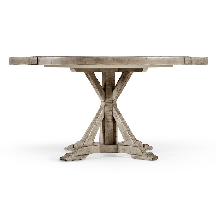 Circular Dining Table in Rustic Grey 60
